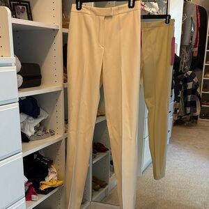 New w/ Tags Designer Elegant Cream Women's Pants